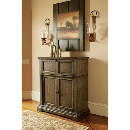 Bar Cabinet with Wine Storage Racks